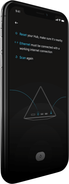 Home Automation App screen 1