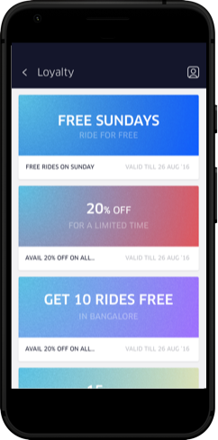 Loyalty Points on Uber App